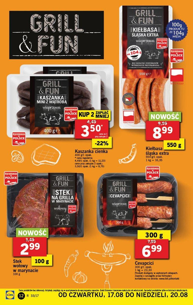 Gazetka promocyjna Lidl do 20/08/2017 str.12