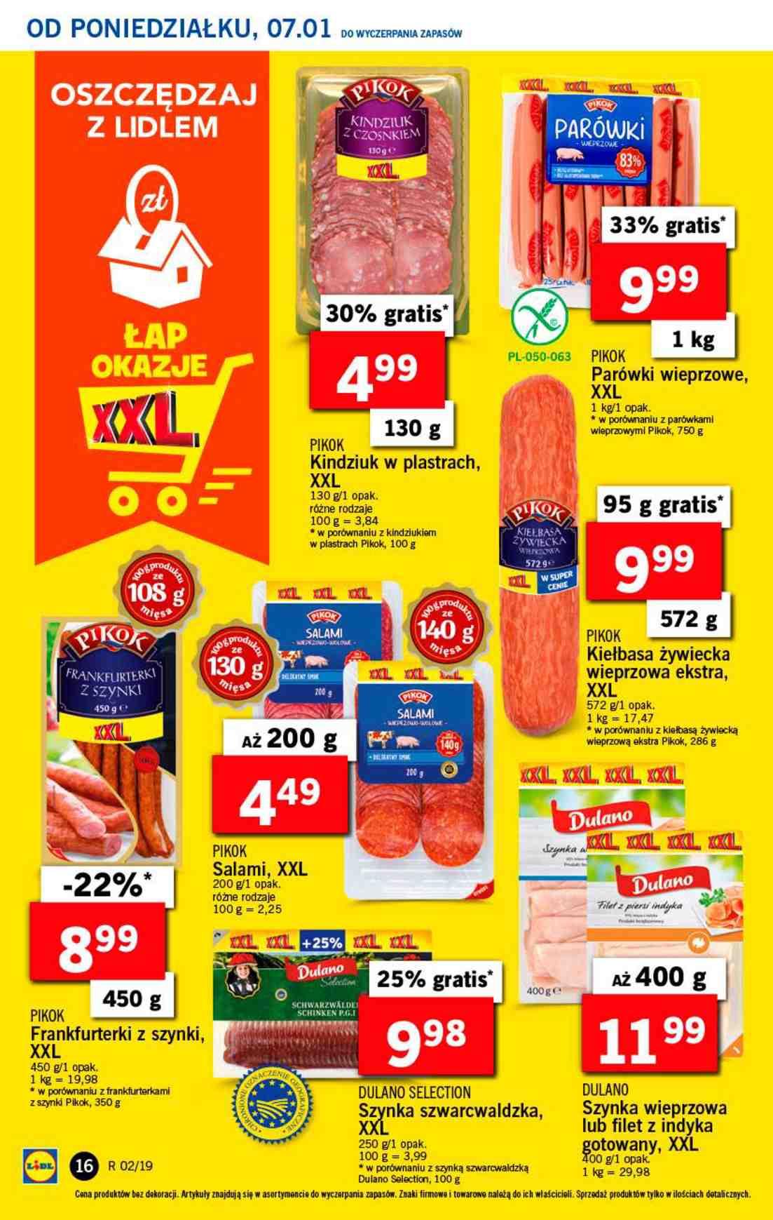 Gazetka promocyjna Lidl do 09/01/2019 str.16