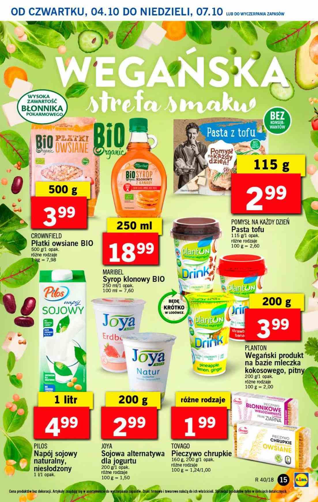 Gazetka promocyjna Lidl do 07/10/2018 str.15