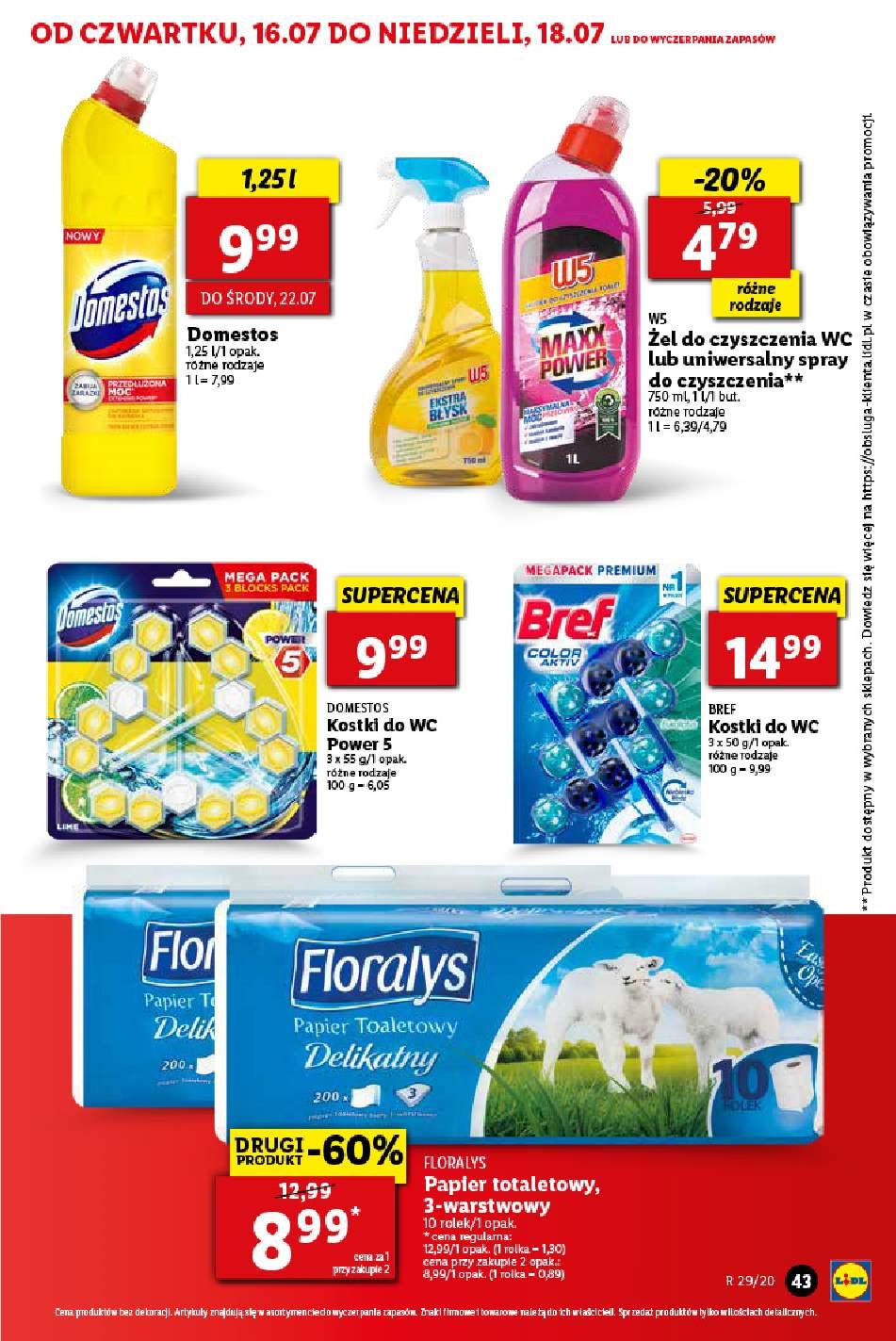 Gazetka promocyjna Lidl do 18/07/2020 str.43