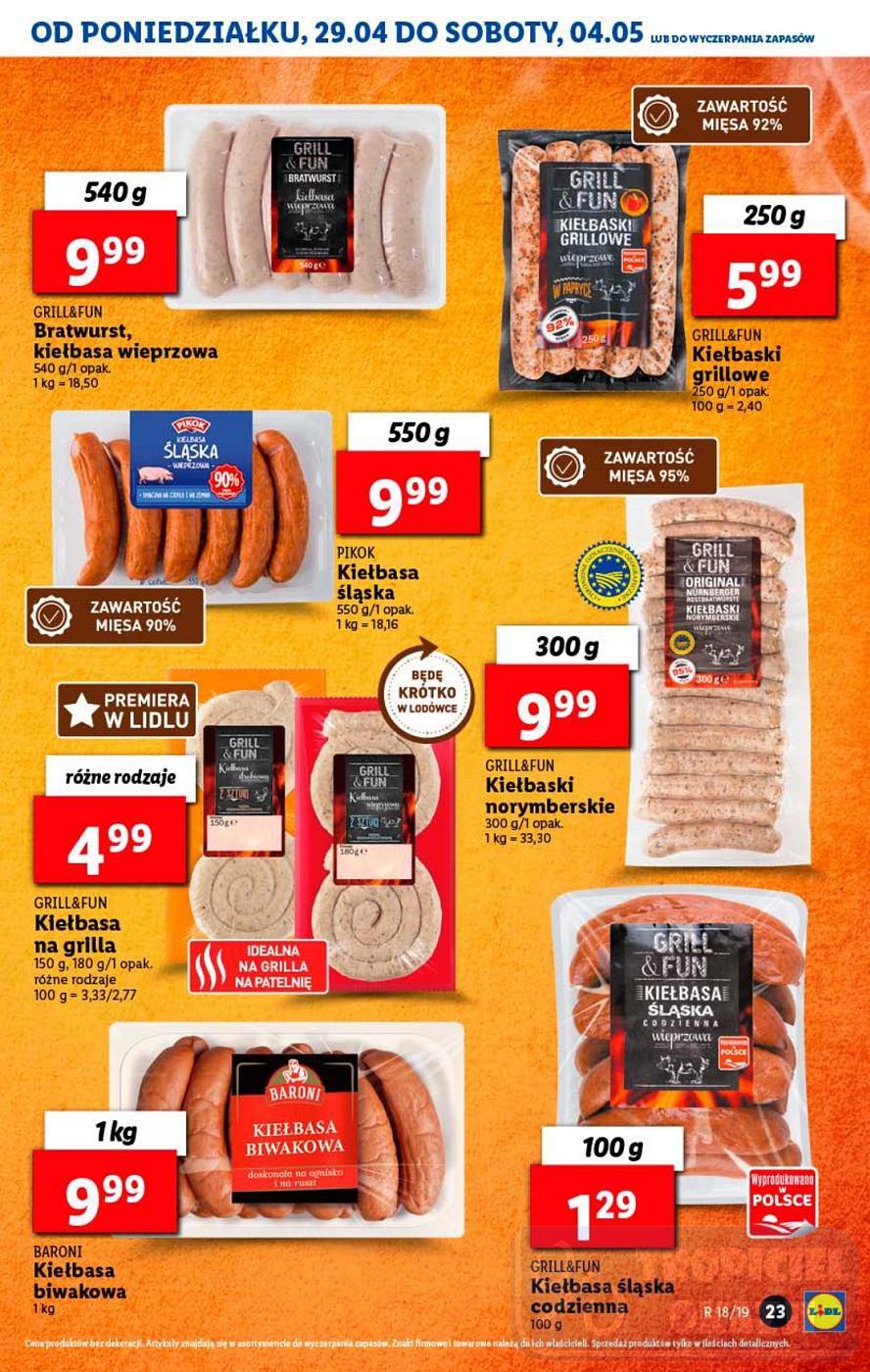 Gazetka promocyjna Lidl do 04/05/2019 str.23