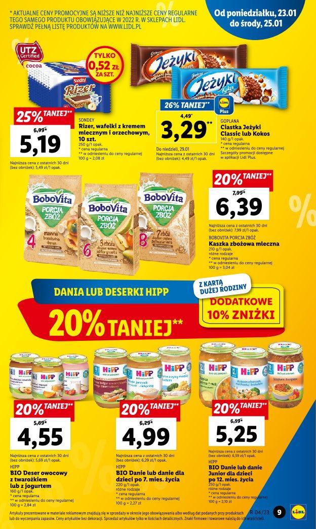 Gazetka promocyjna Lidl do 25/01/2023 str.9