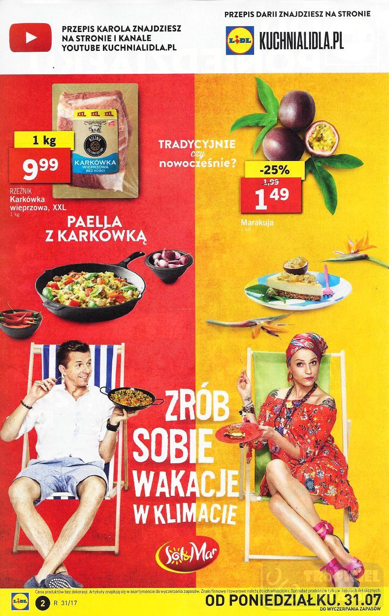 Gazetka promocyjna Lidl do 02/08/2017 str.1