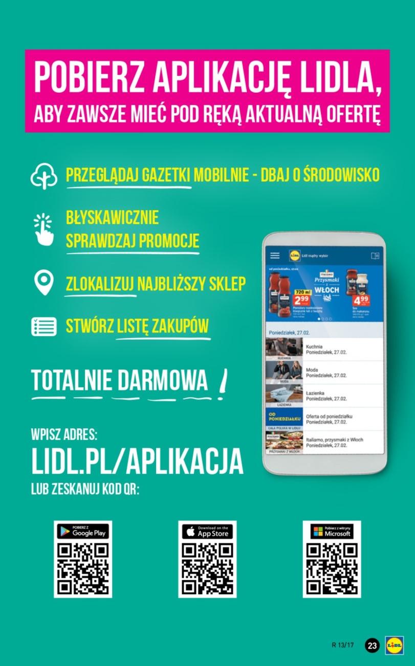 Gazetka promocyjna Lidl do 02/04/2017 str.23