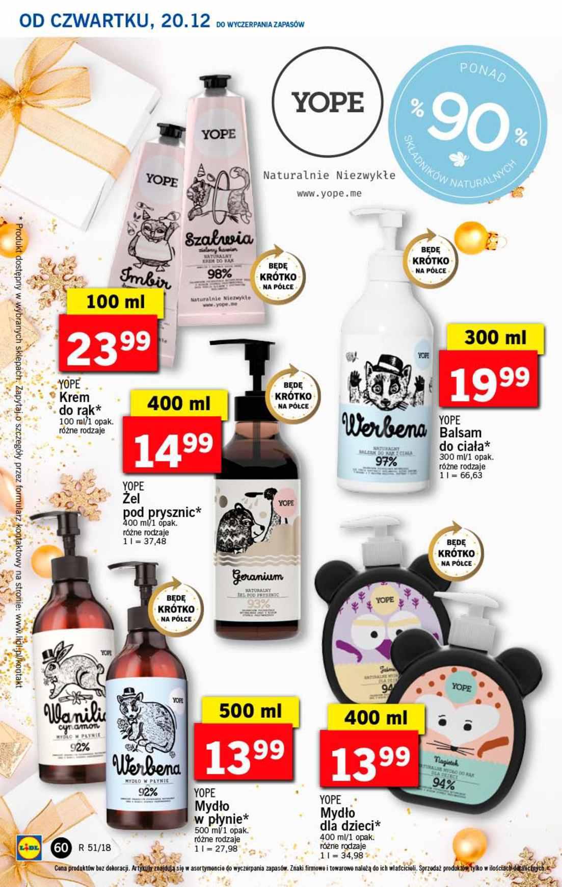 Gazetka promocyjna Lidl do 23/12/2018 str.60