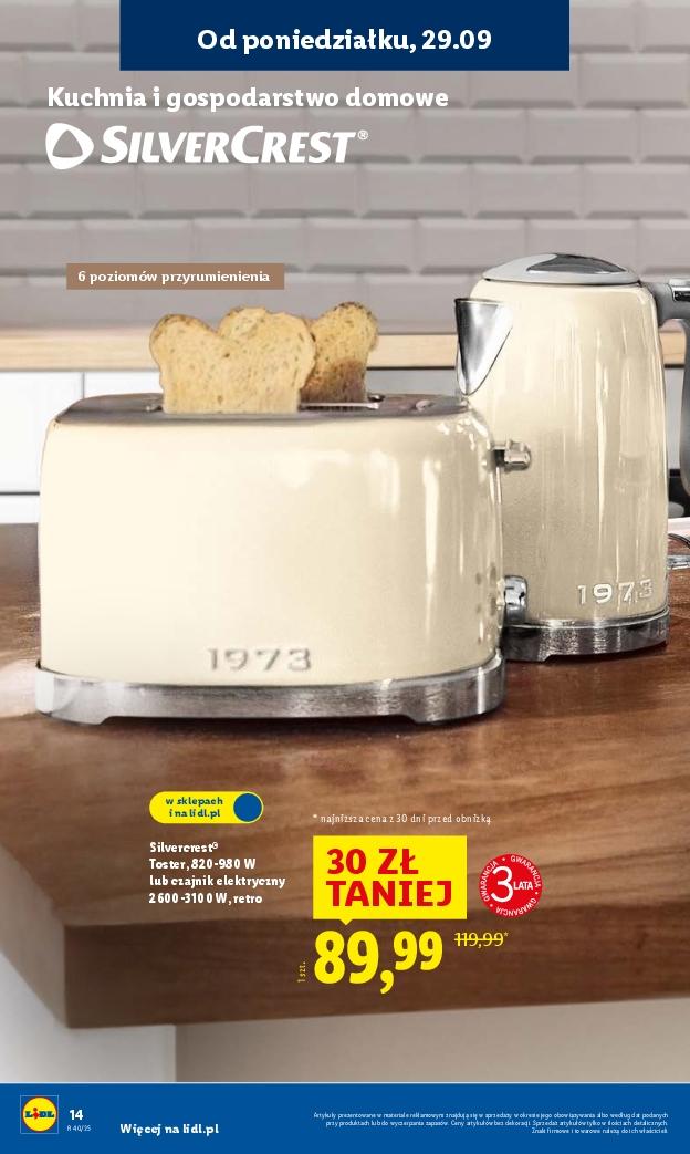 Gazetka promocyjna Lidl do 04/10/2025 str.14