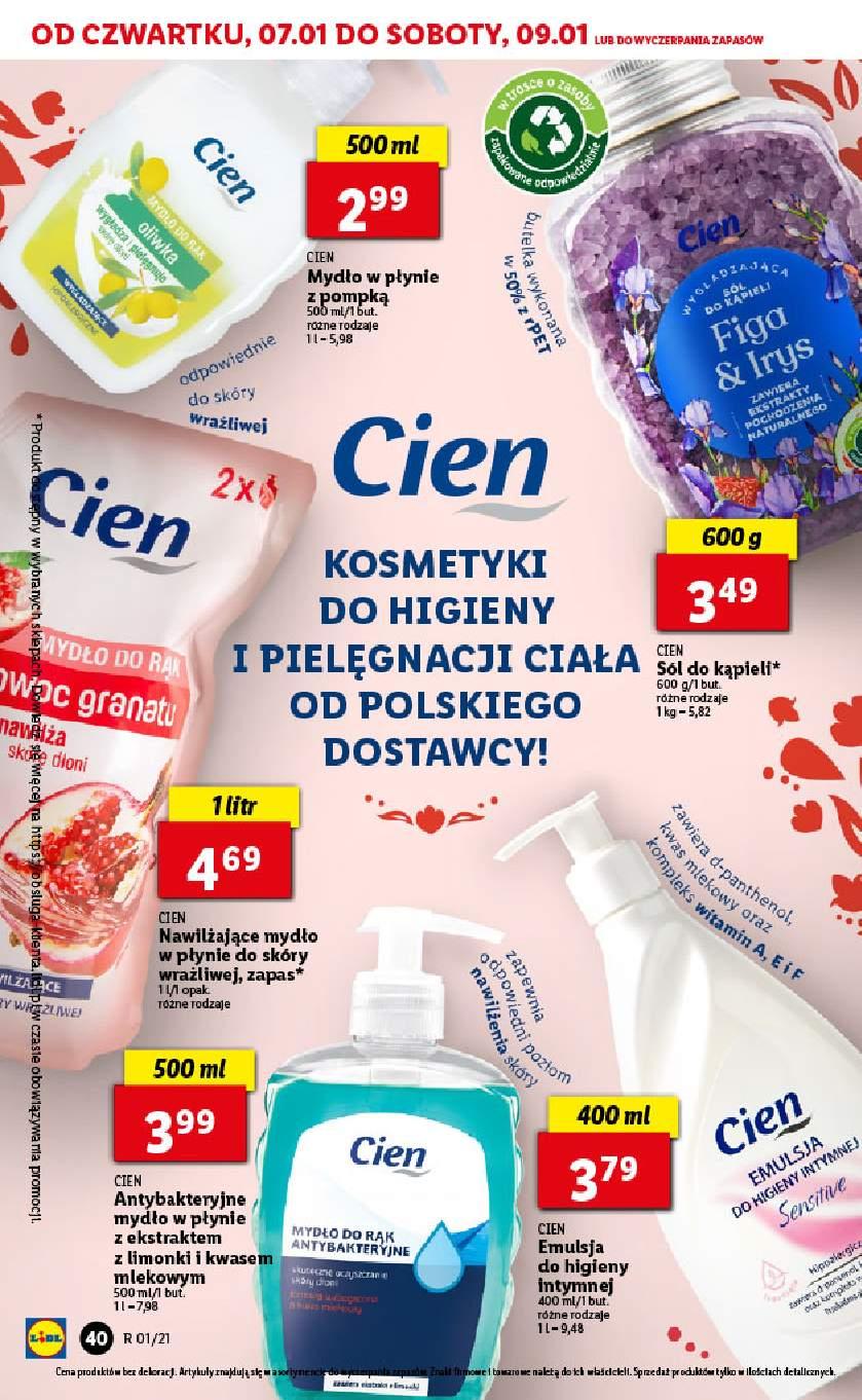 Gazetka promocyjna Lidl do 09/01/2021 str.40