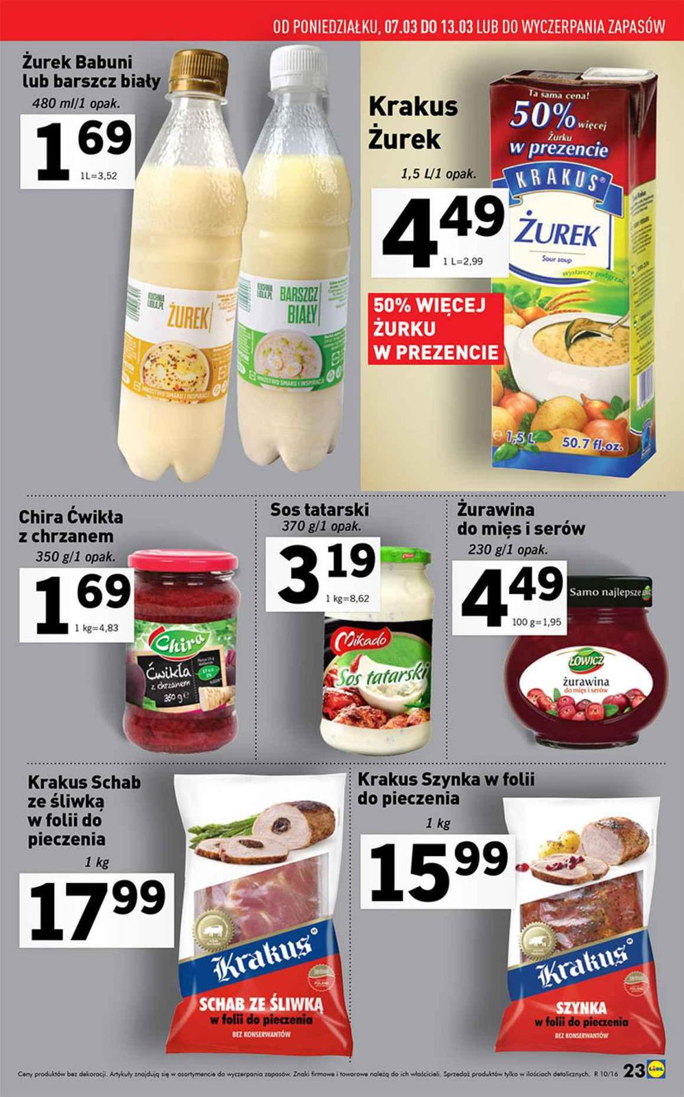 Gazetka promocyjna Lidl do 13/03/2016 str.23