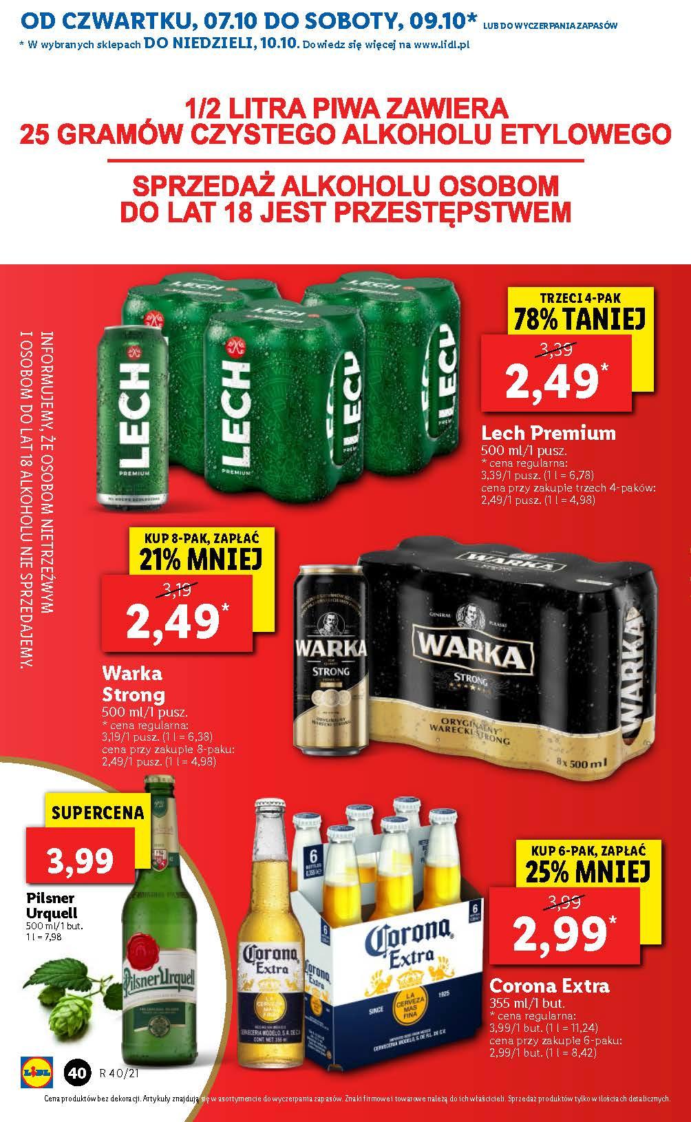 Gazetka promocyjna Lidl do 09/10/2021 str.40