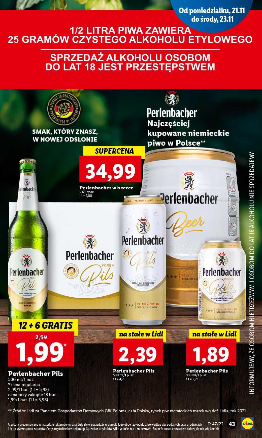 Gazetka promocyjna Lidl do 23/11/2022 str.47