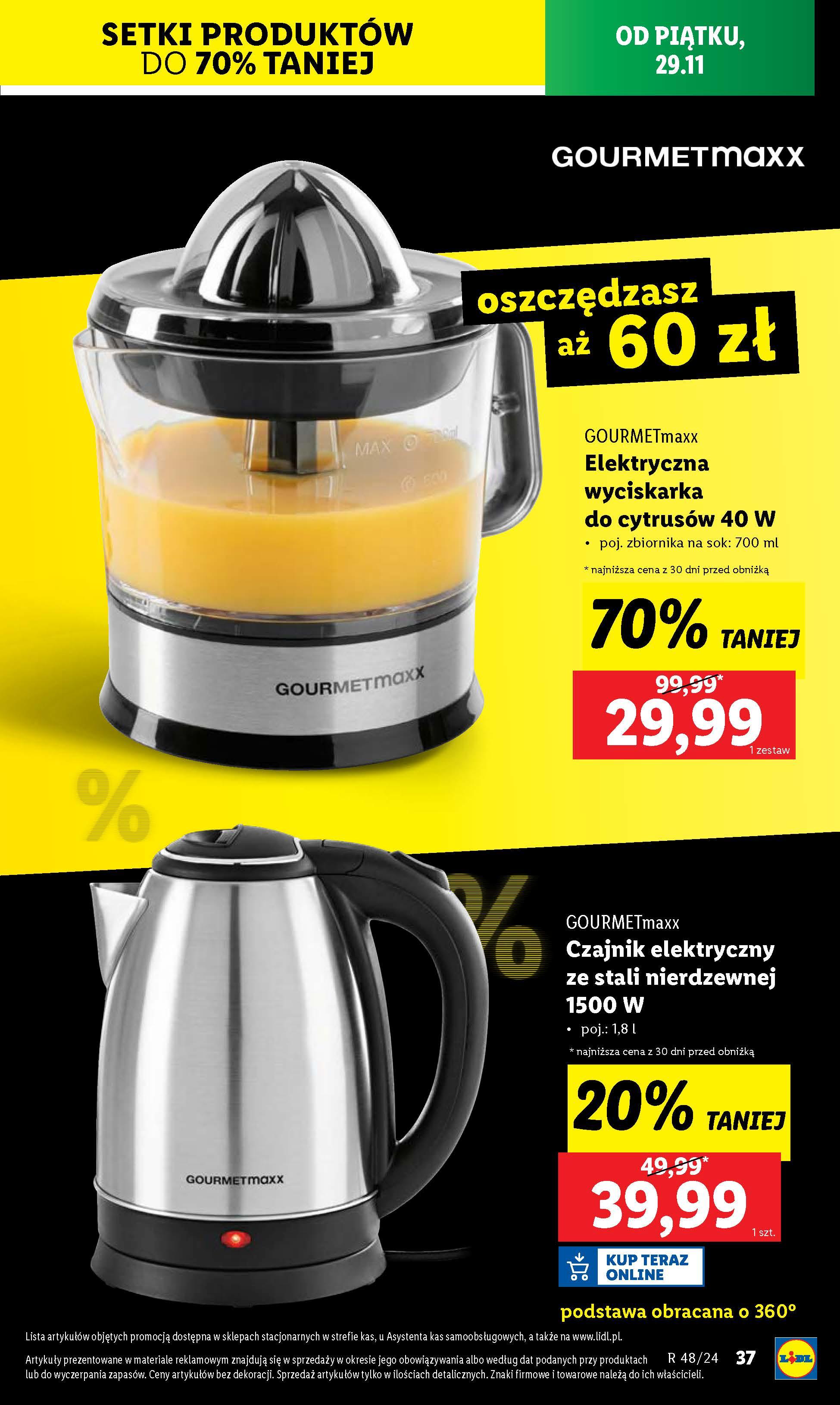 Gazetka promocyjna Lidl do 30/11/2024 str.39