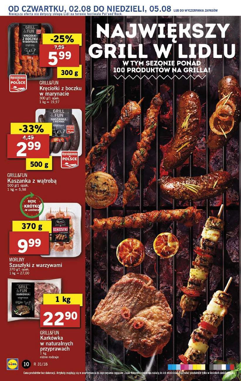 Gazetka promocyjna Lidl do 05/08/2018 str.10