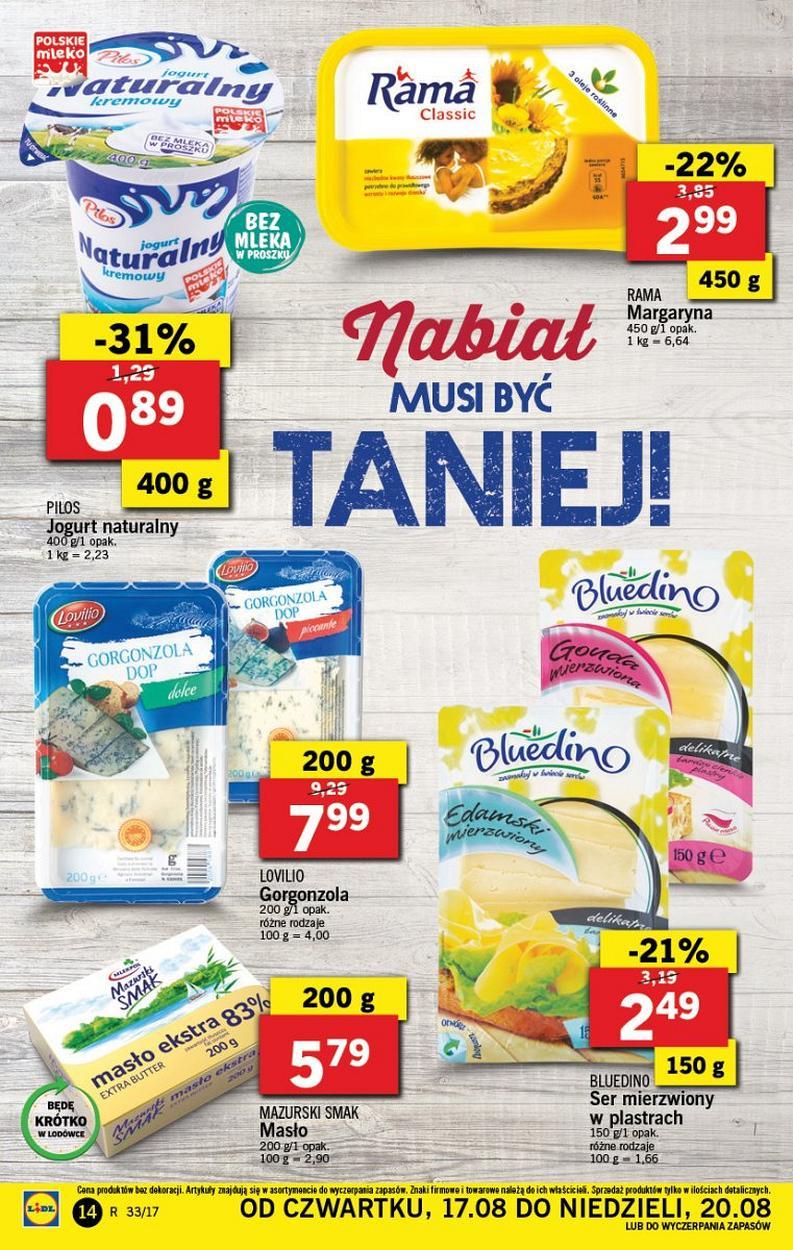 Gazetka promocyjna Lidl do 20/08/2017 str.14