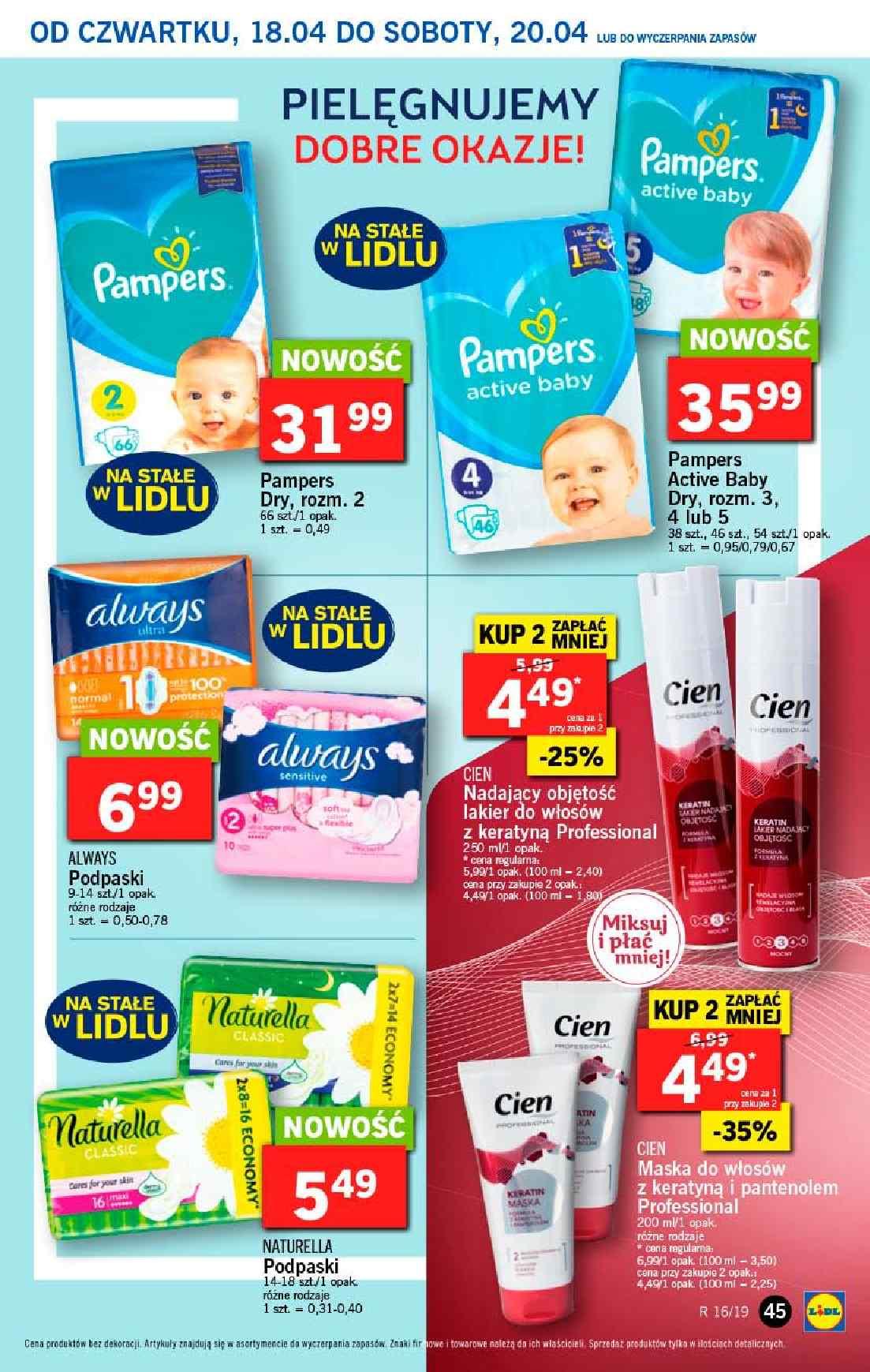 Gazetka promocyjna Lidl do 20/04/2019 str.45