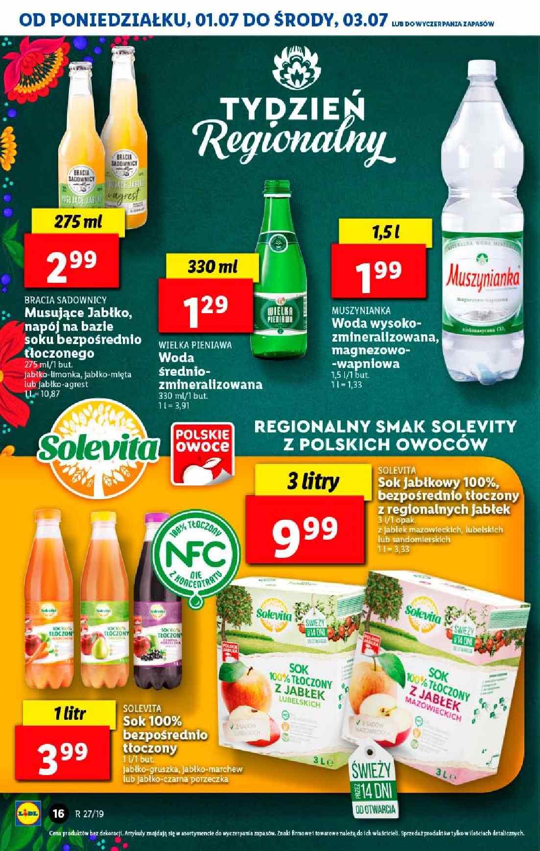 Gazetka promocyjna Lidl do 03/07/2019 str.16