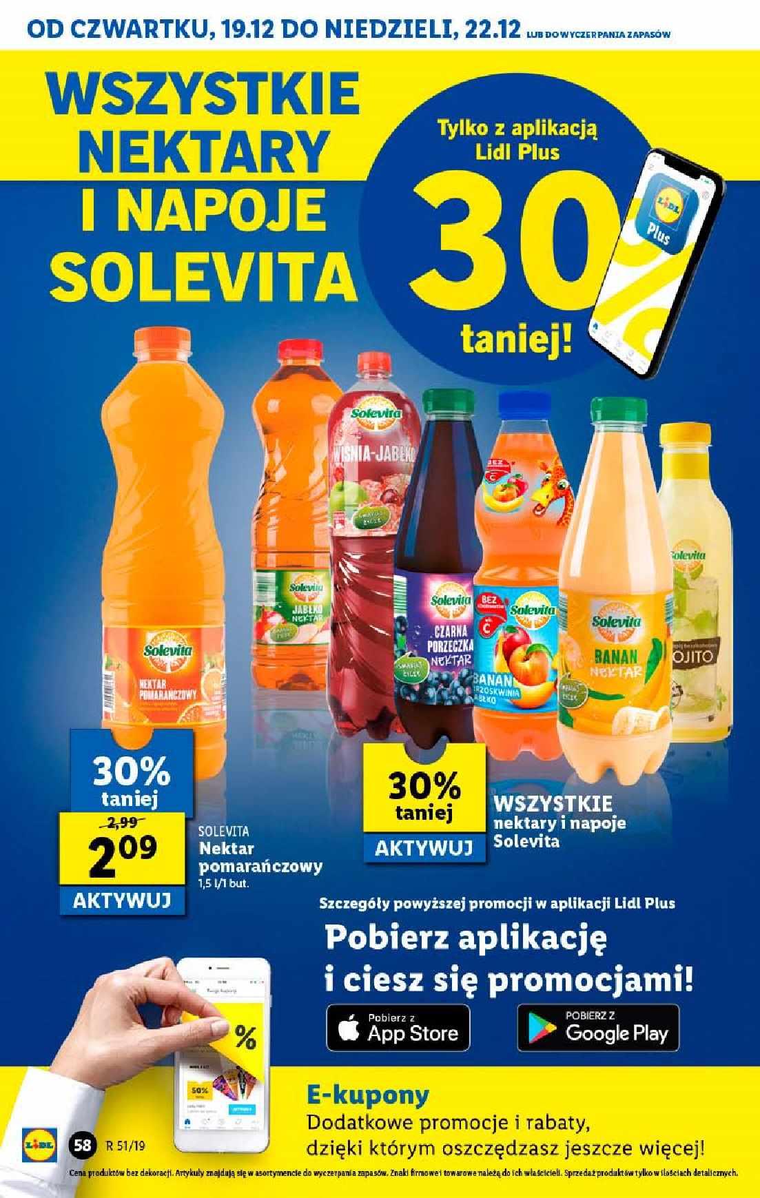 Gazetka promocyjna Lidl do 22/12/2019 str.58