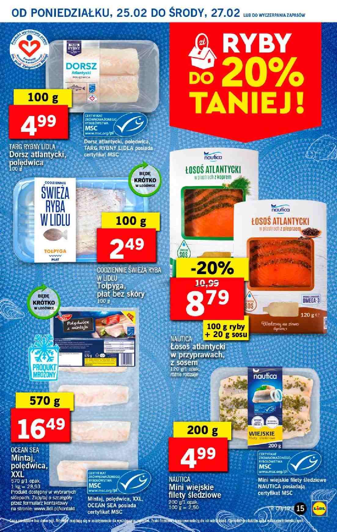 Gazetka promocyjna Lidl do 27/02/2019 str.15