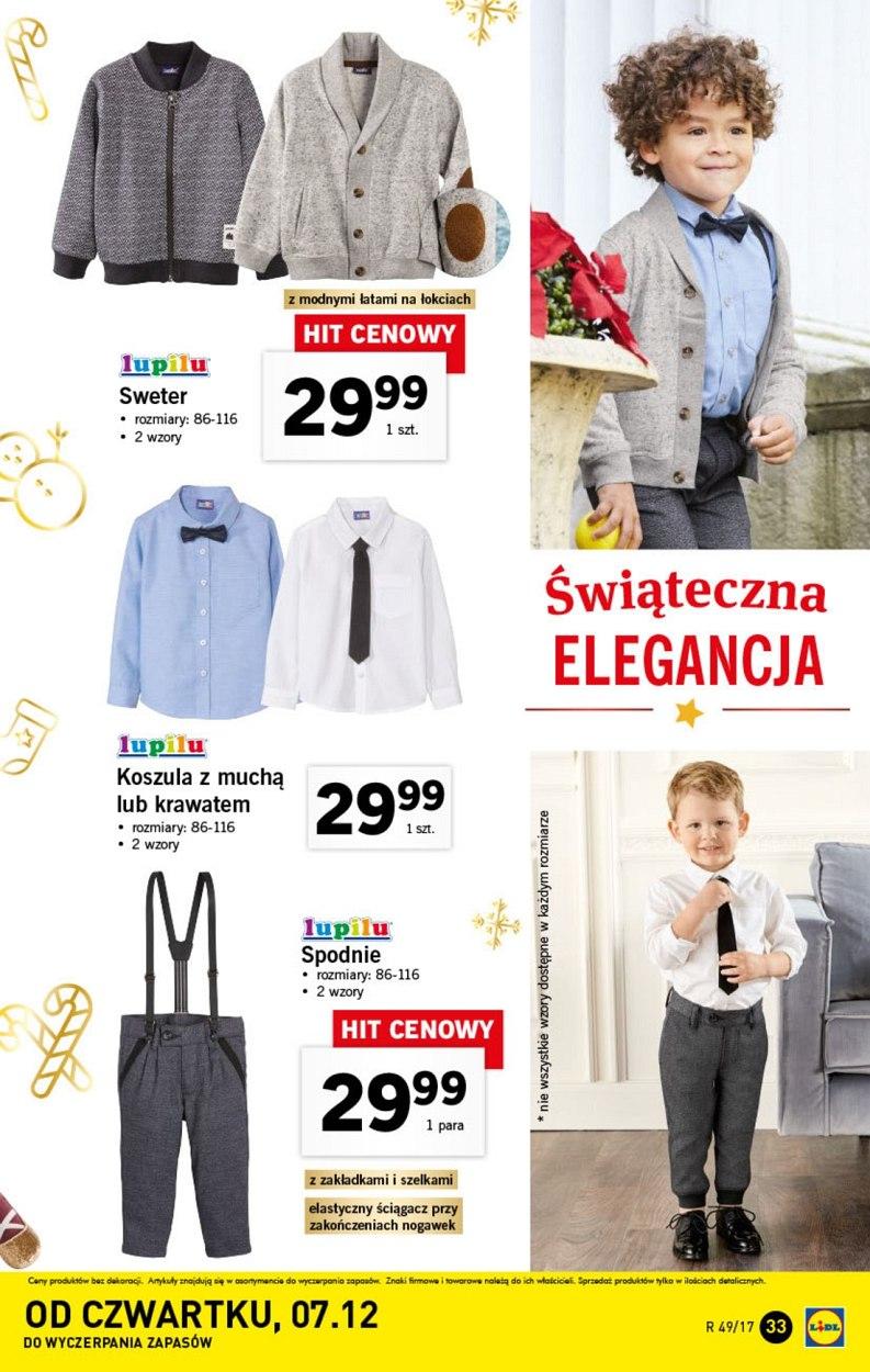 Gazetka promocyjna Lidl do 10/12/2017 str.33