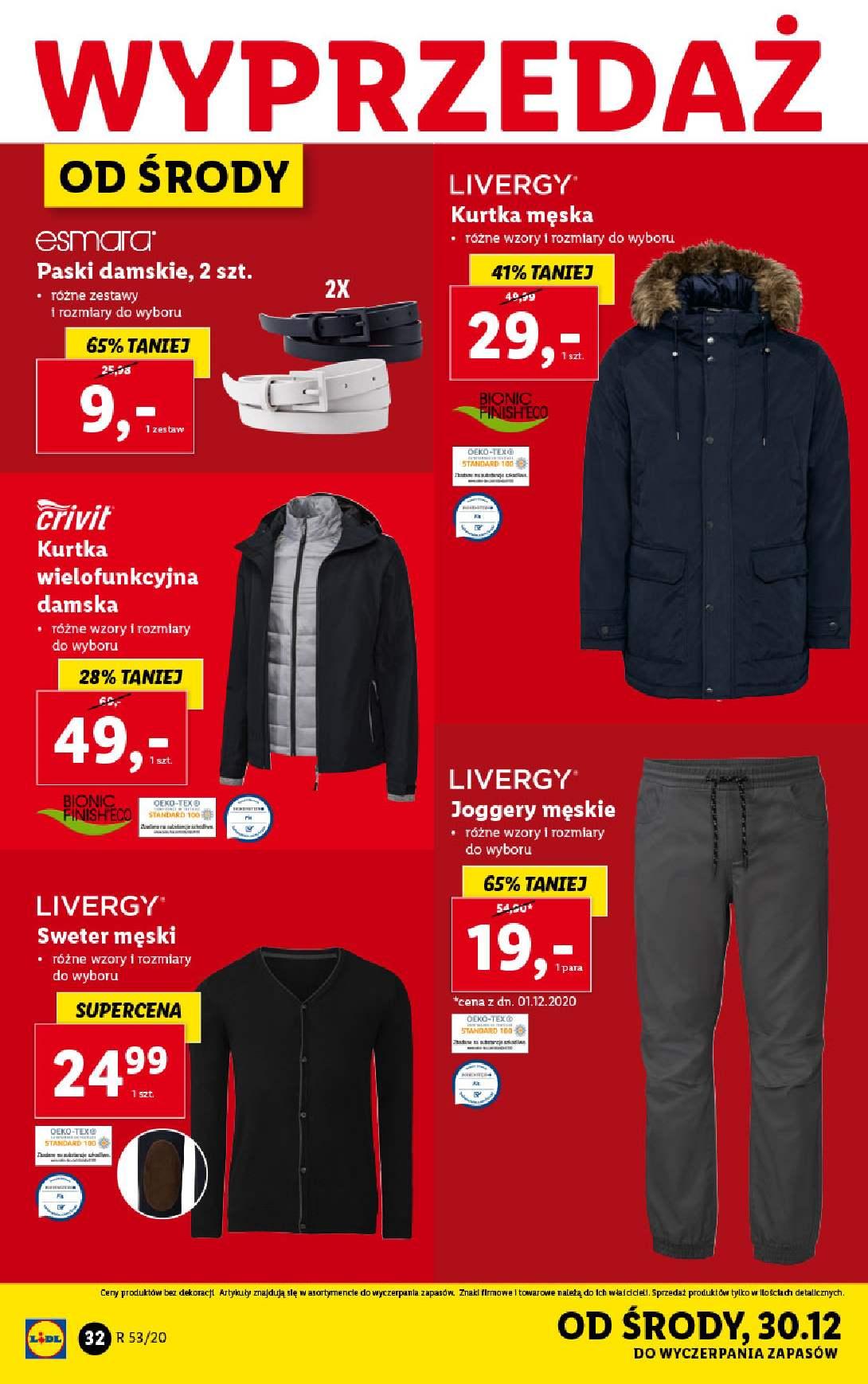 Gazetka promocyjna Lidl do 02/01/2021 str.32