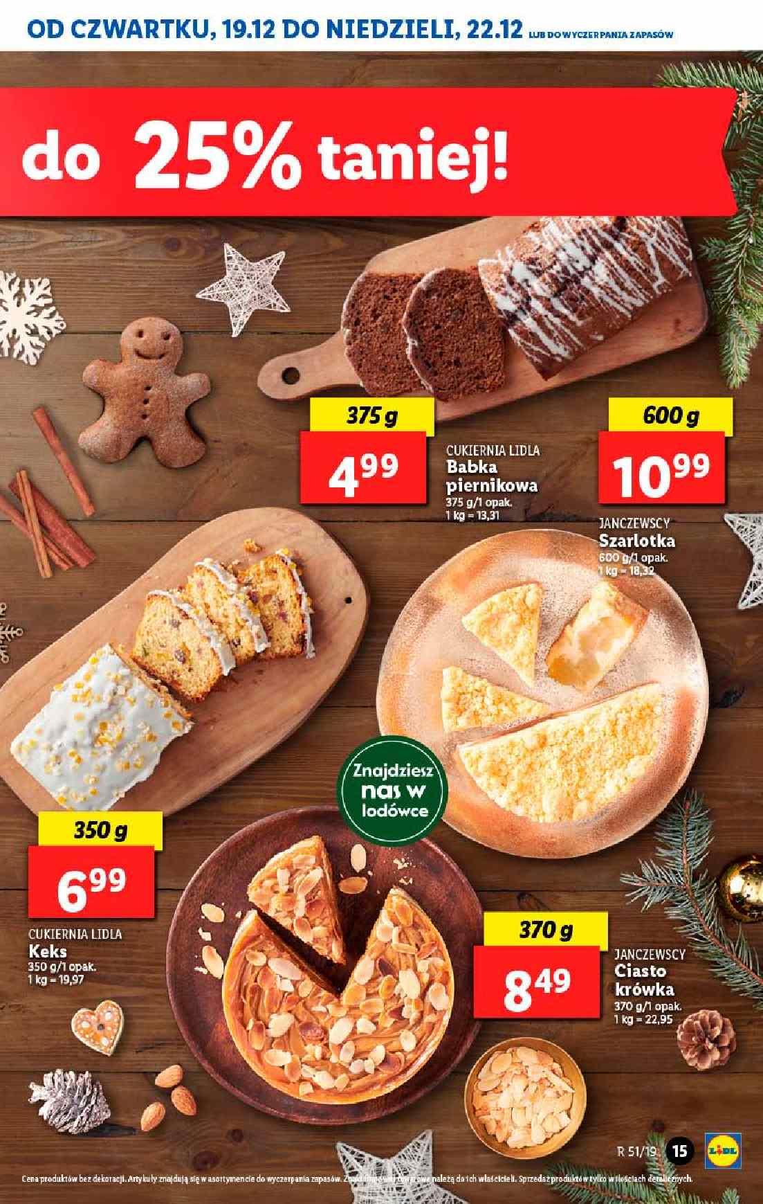 Gazetka promocyjna Lidl do 22/12/2019 str.15