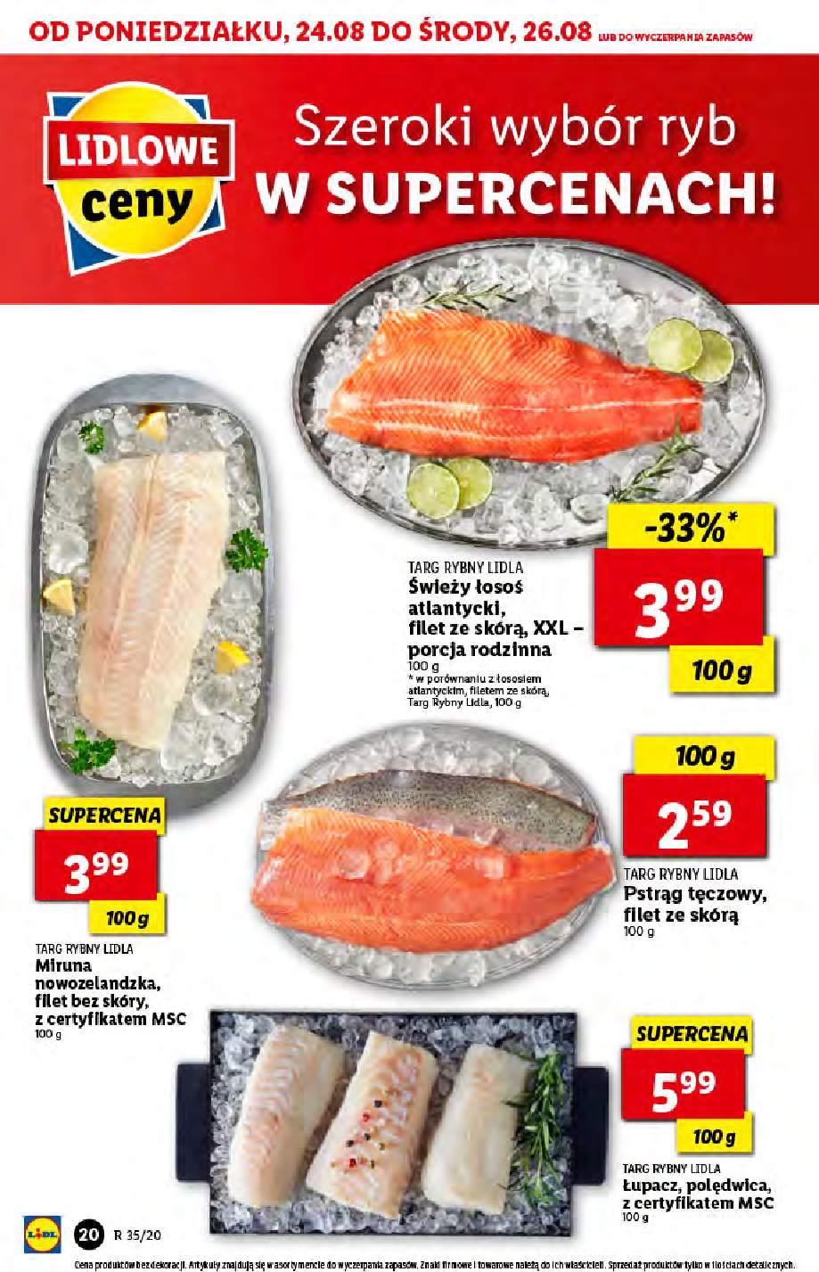 Gazetka promocyjna Lidl do 26/08/2020 str.20