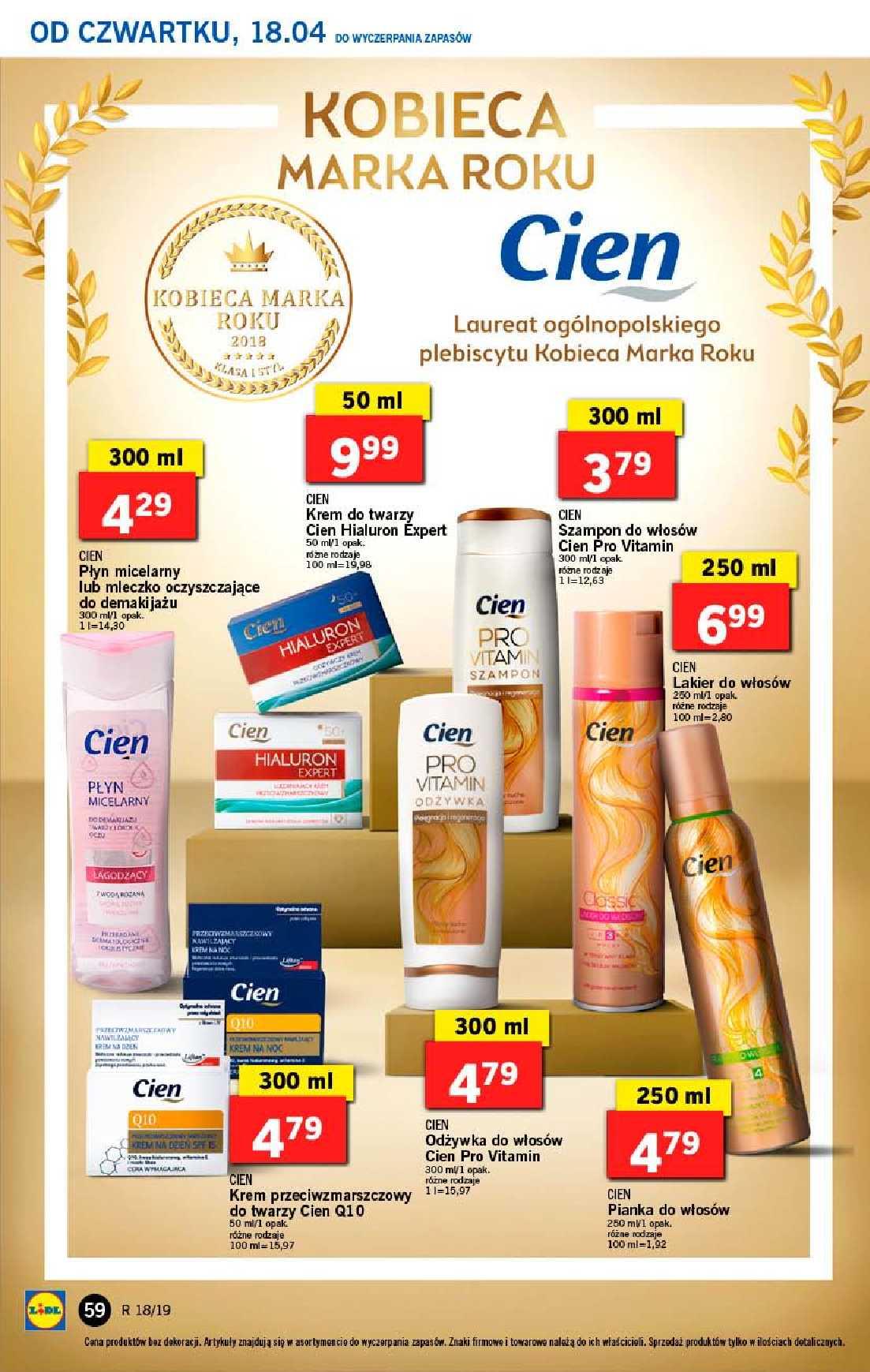 Gazetka promocyjna Lidl do 20/04/2019 str.59