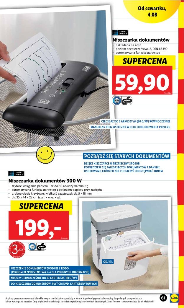 Gazetka promocyjna Lidl do 27/08/2022 str.61