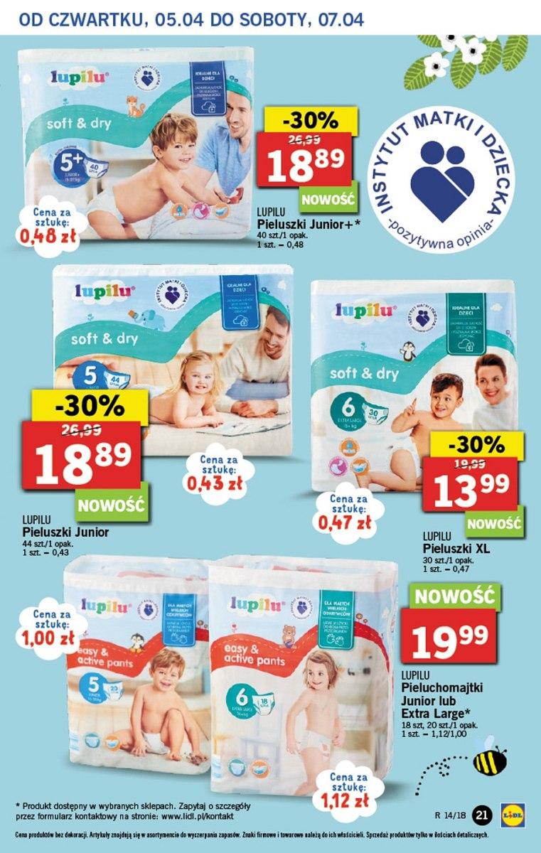 Gazetka promocyjna Lidl do 07/04/2018 str.21