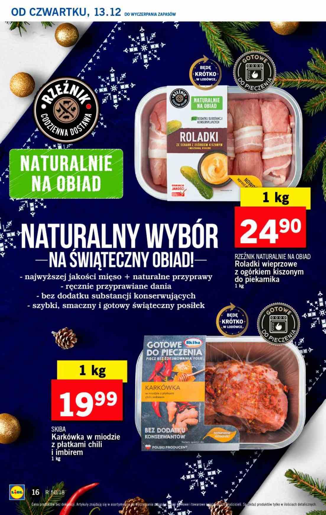 Gazetka promocyjna Lidl do 16/12/2018 str.16