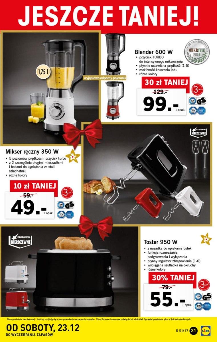 Gazetka promocyjna Lidl do 24/12/2017 str.31