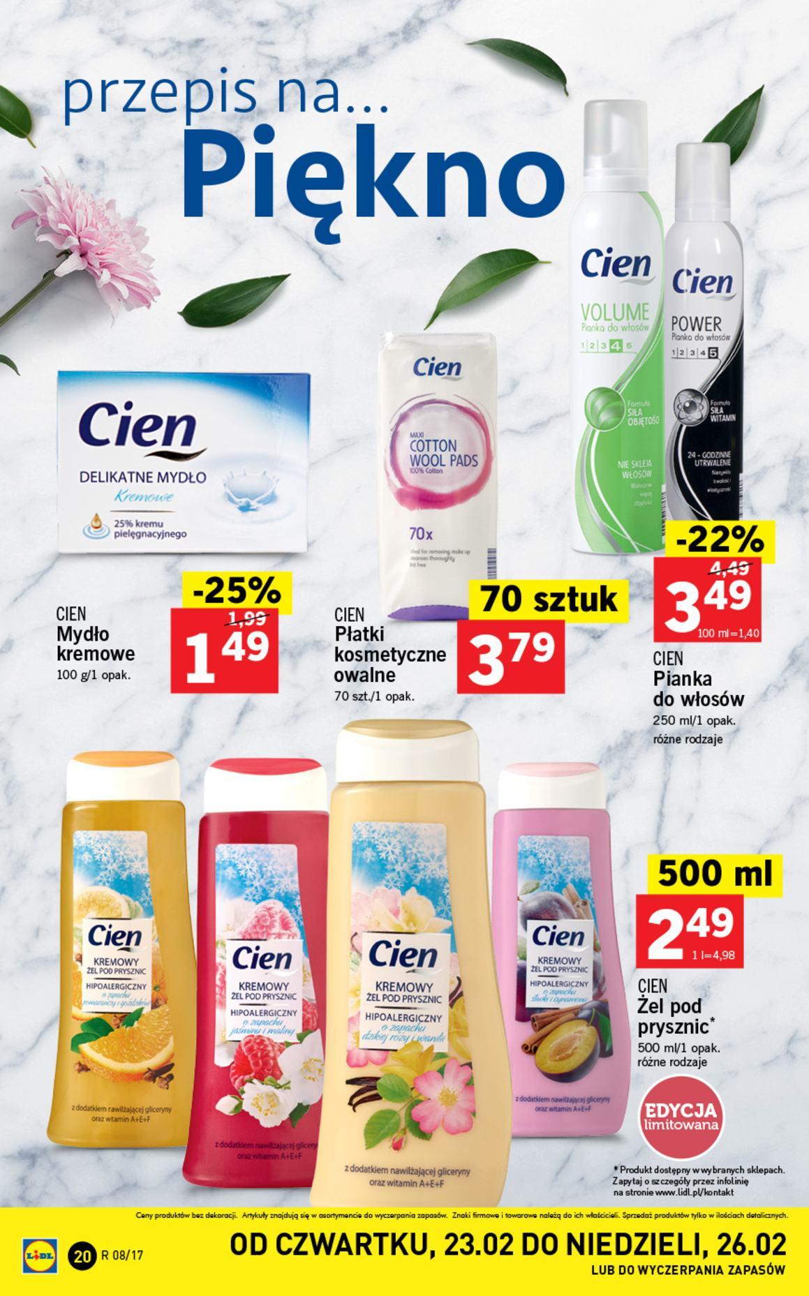 Gazetka promocyjna Lidl do 26/02/2017 str.20