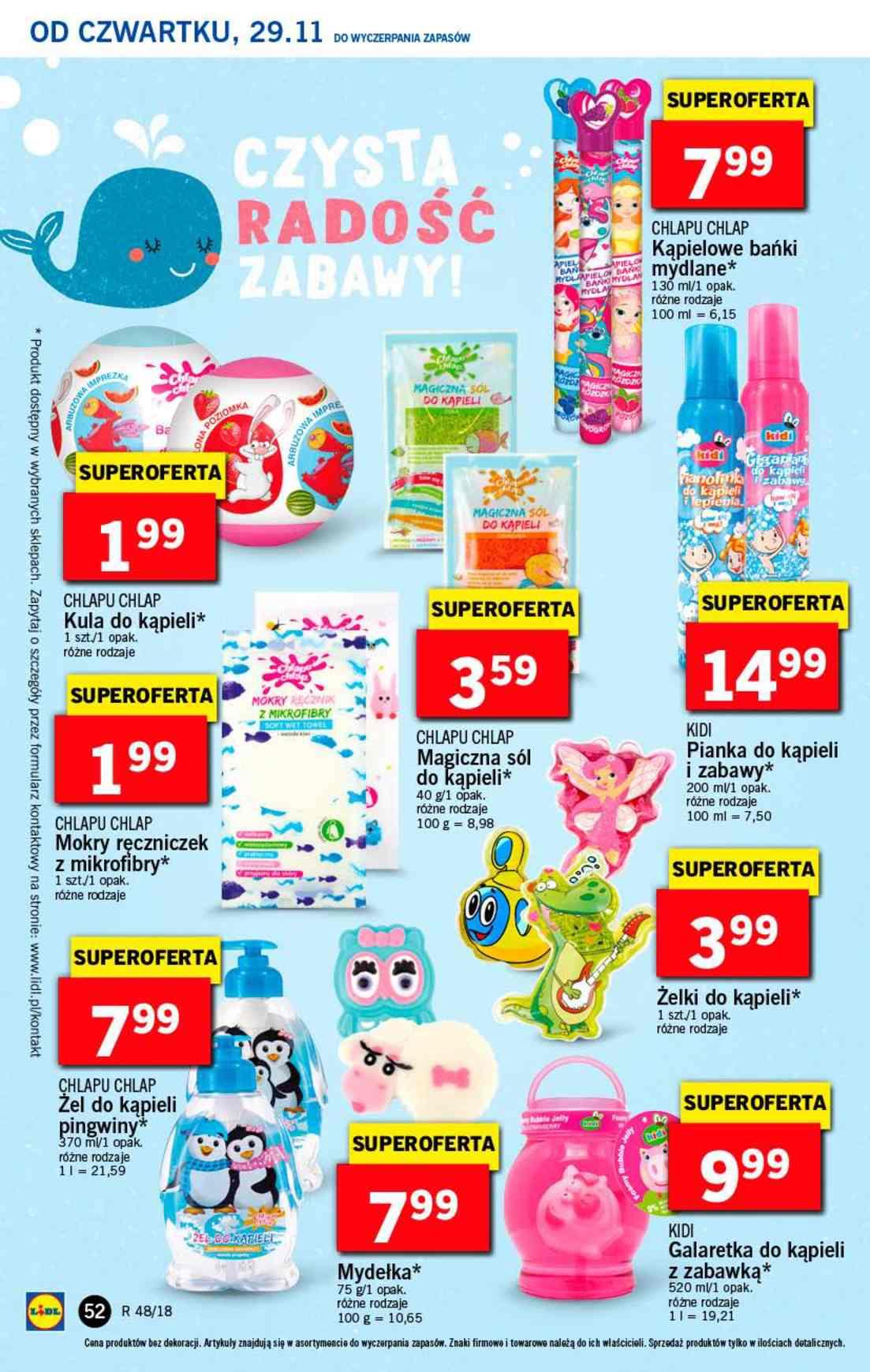 Gazetka promocyjna Lidl do 02/12/2018 str.52