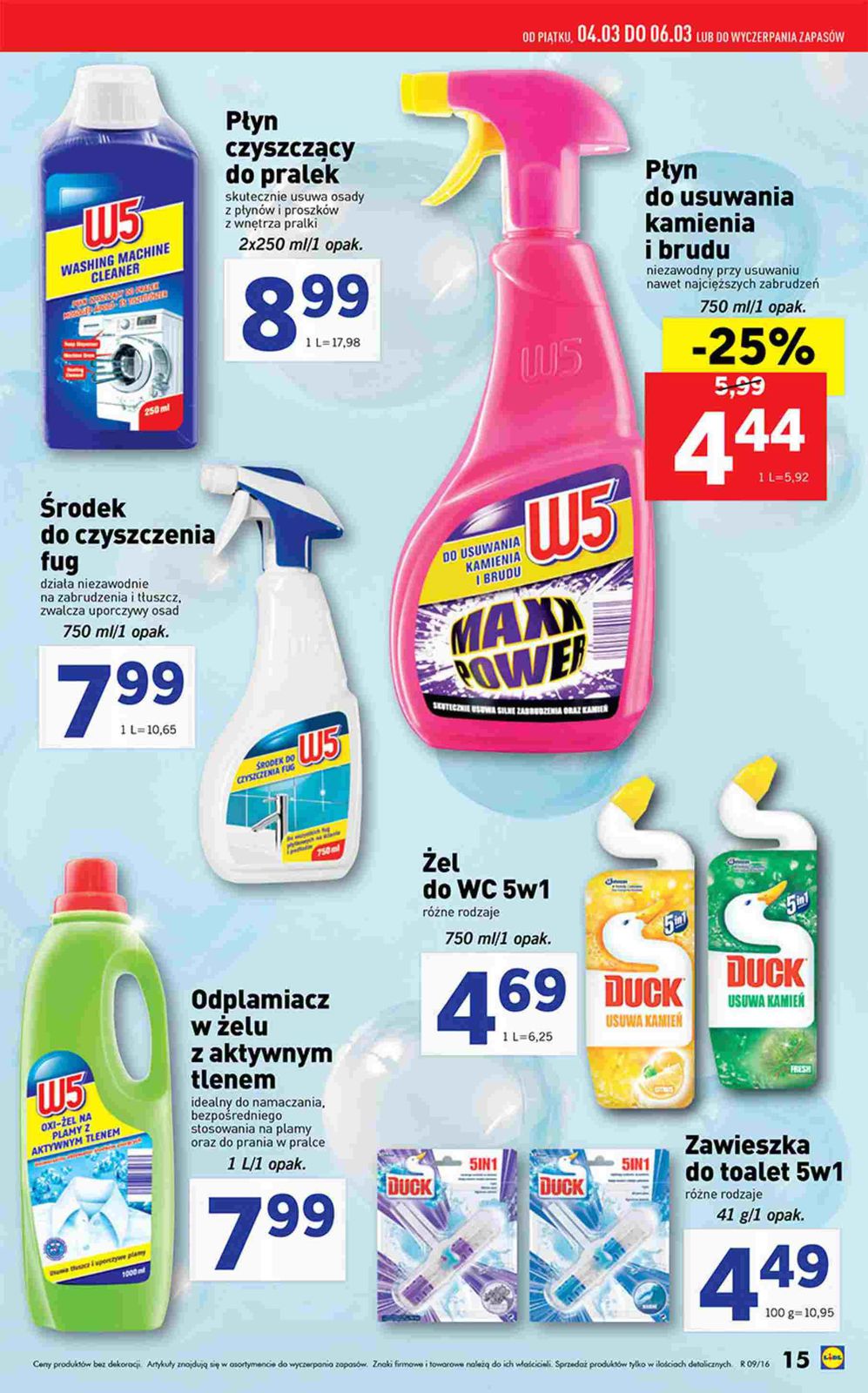 Gazetka promocyjna Lidl do 06/03/2016 str.15