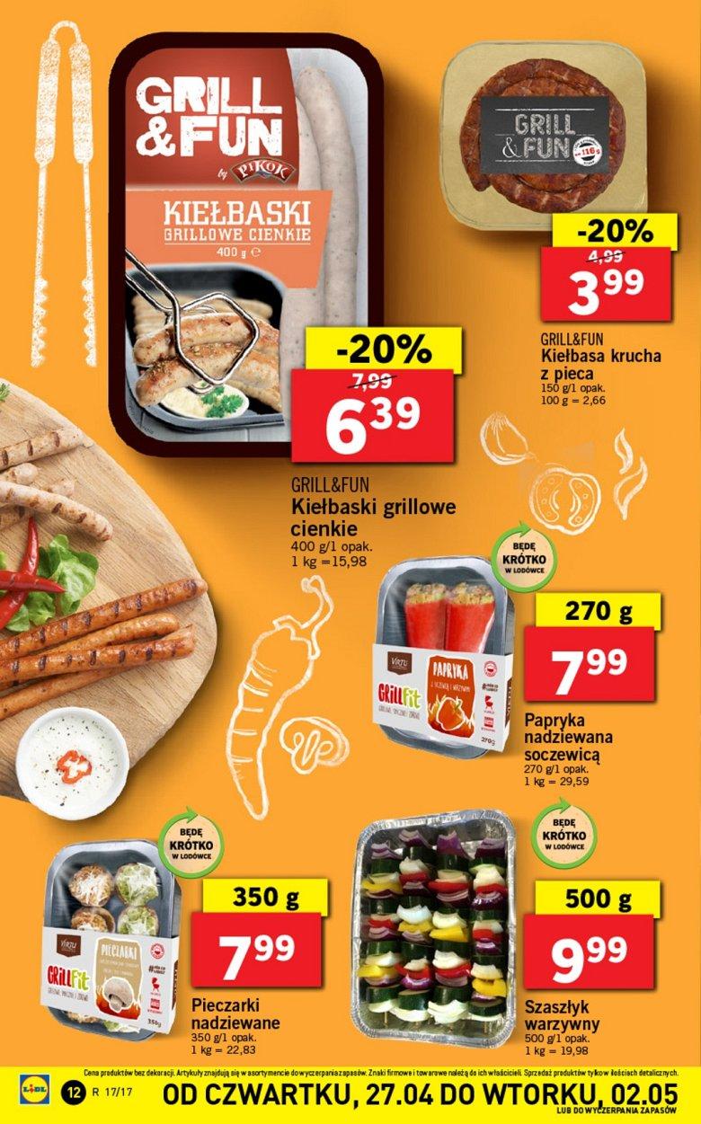 Gazetka promocyjna Lidl do 02/05/2017 str.12