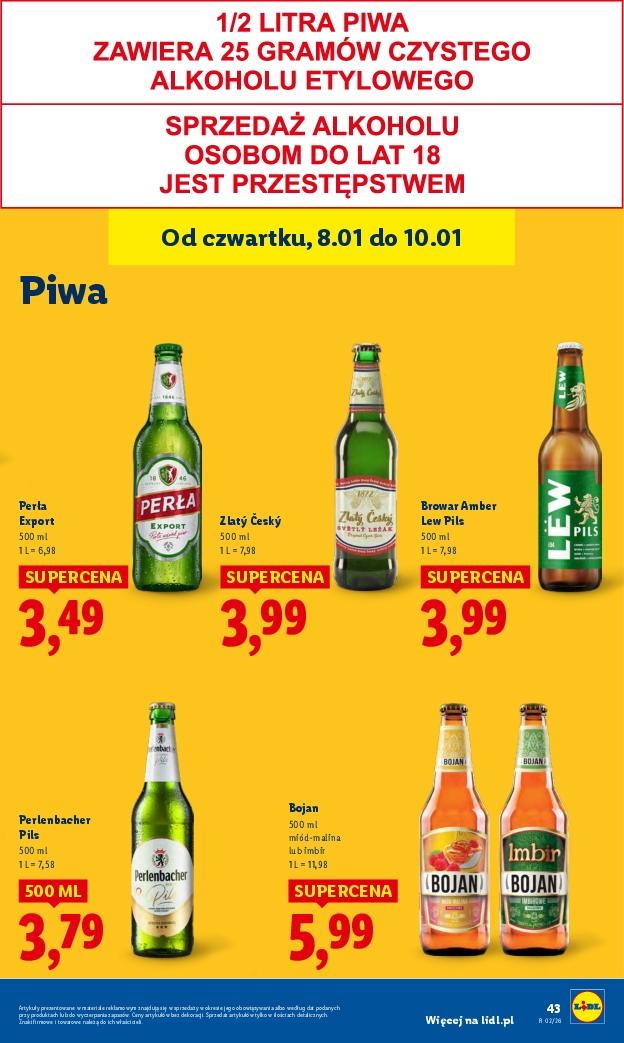 Gazetka promocyjna Lidl do 10/01/2026 str.43