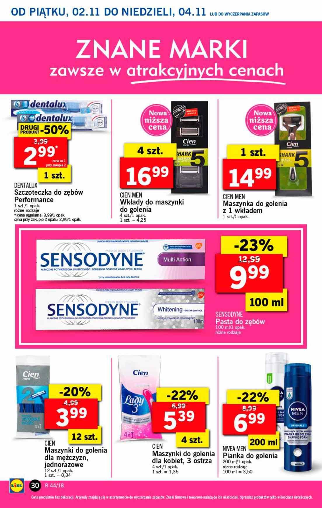 Gazetka promocyjna Lidl do 04/11/2018 str.30