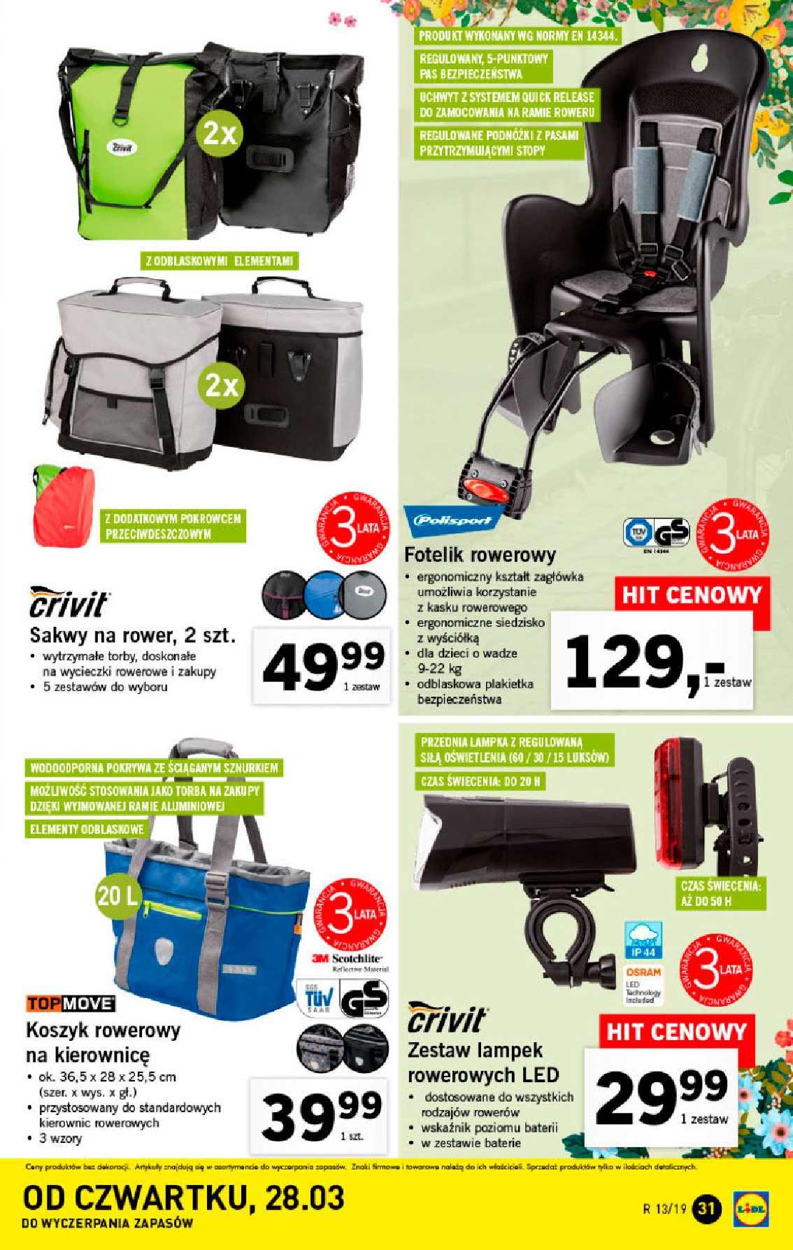 Gazetka promocyjna Lidl do 31/03/2019 str.31