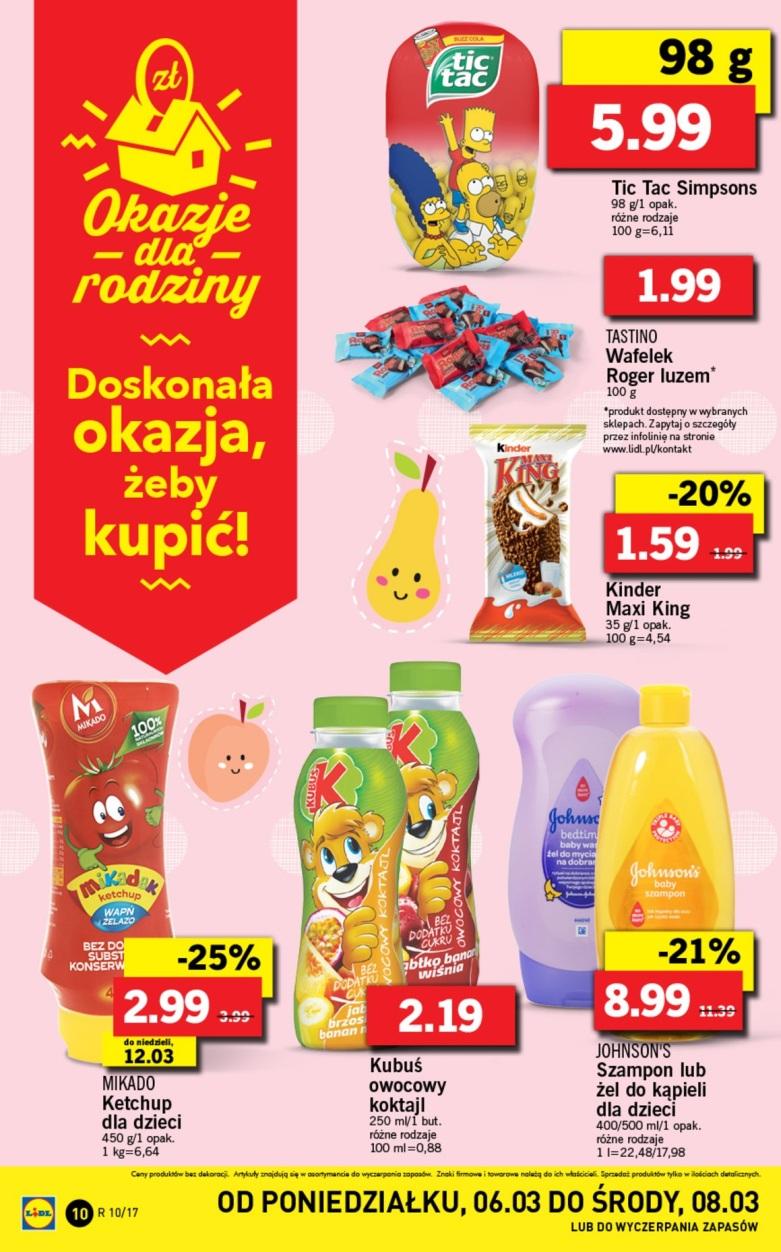 Gazetka promocyjna Lidl do 08/03/2017 str.10