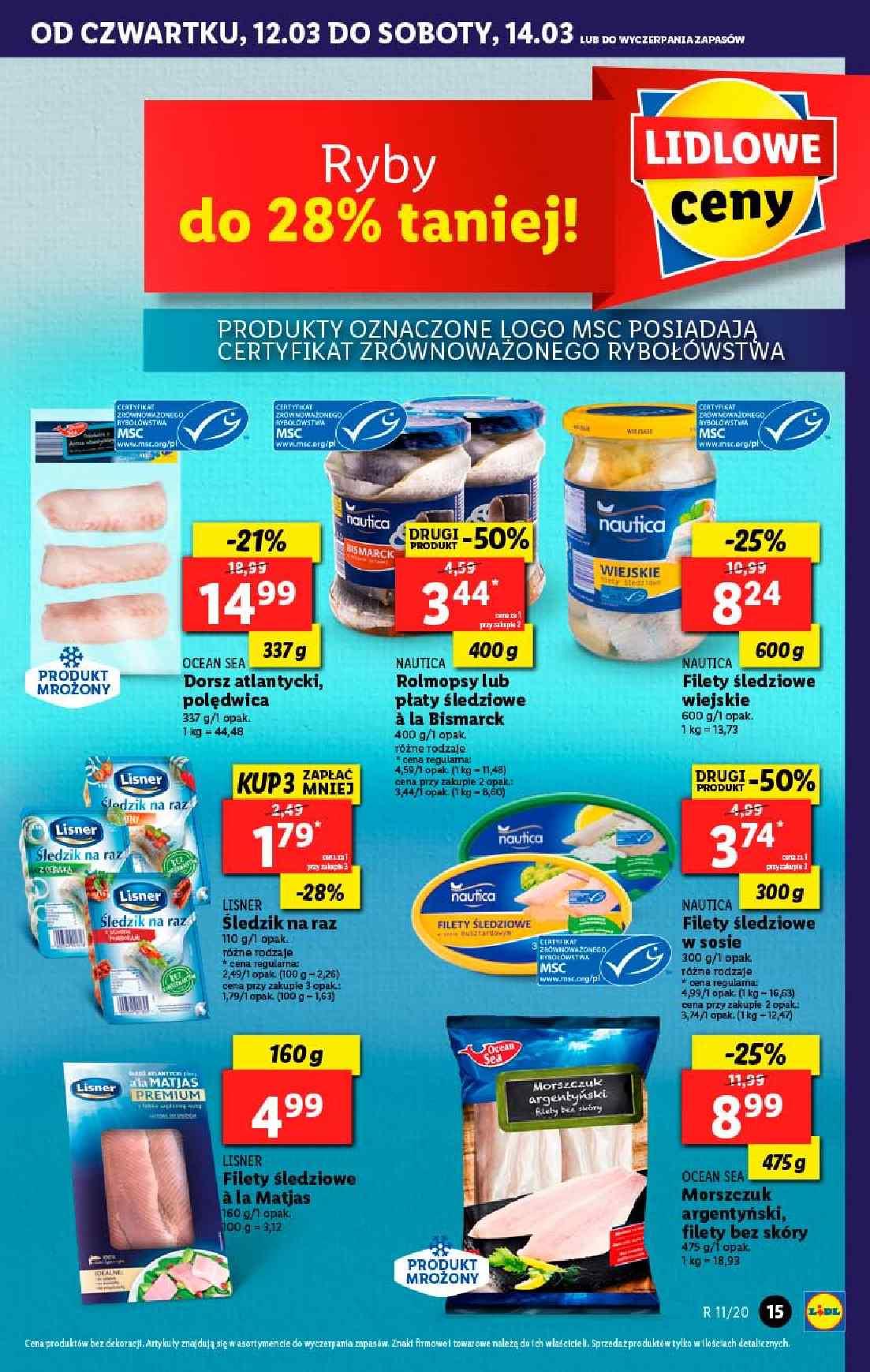 Gazetka promocyjna Lidl do 14/03/2020 str.15