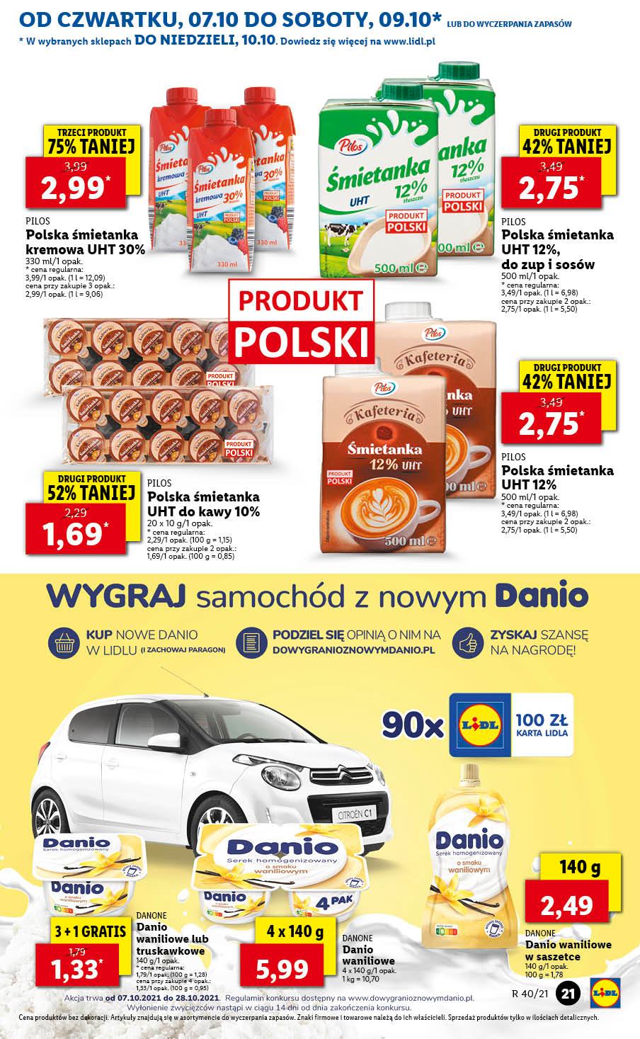 Gazetka promocyjna Lidl do 09/10/2021 str.21