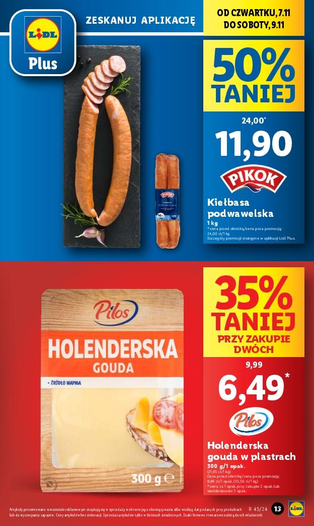 Gazetka promocyjna Lidl do 09/11/2024 str.13