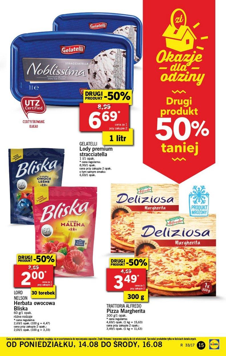 Gazetka promocyjna Lidl do 16/08/2017 str.15