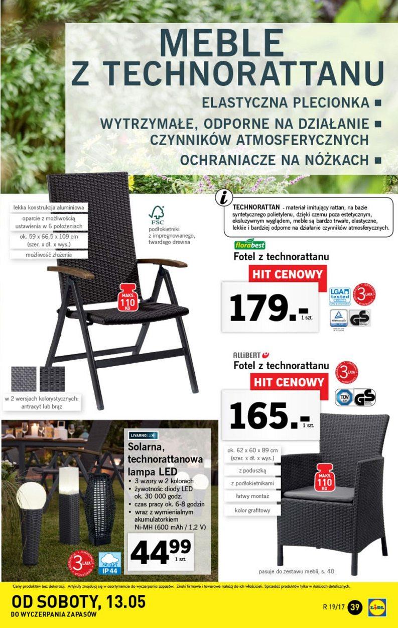 Gazetka promocyjna Lidl do 14/05/2017 str.39