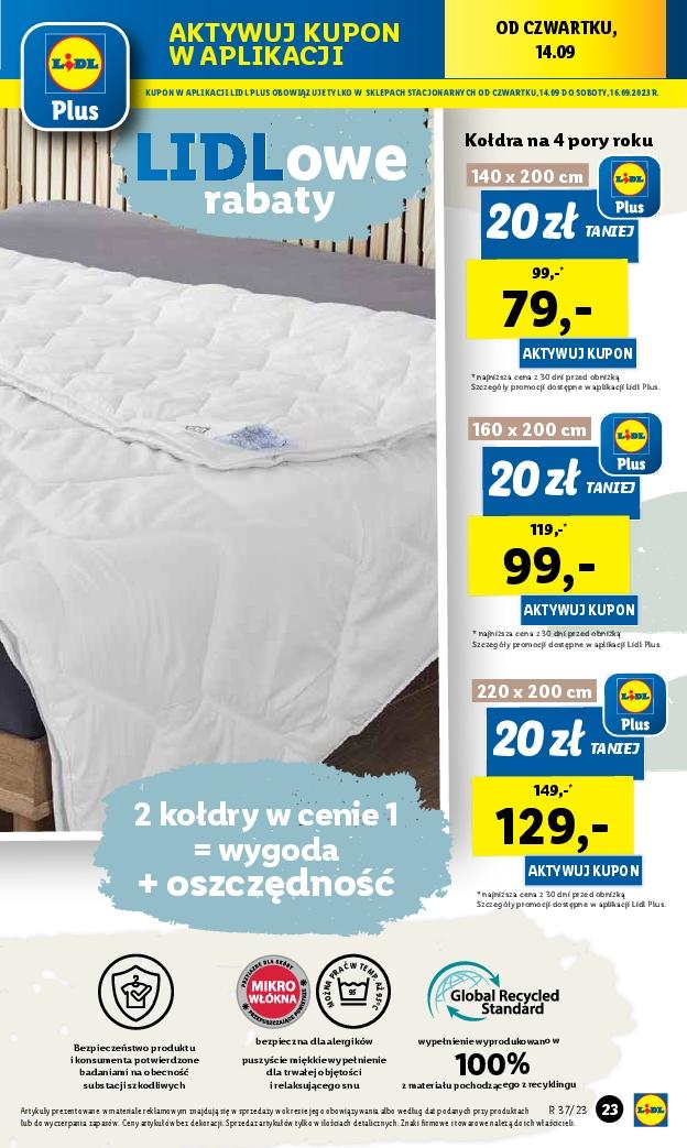 Gazetka promocyjna Lidl do 16/09/2023 str.23