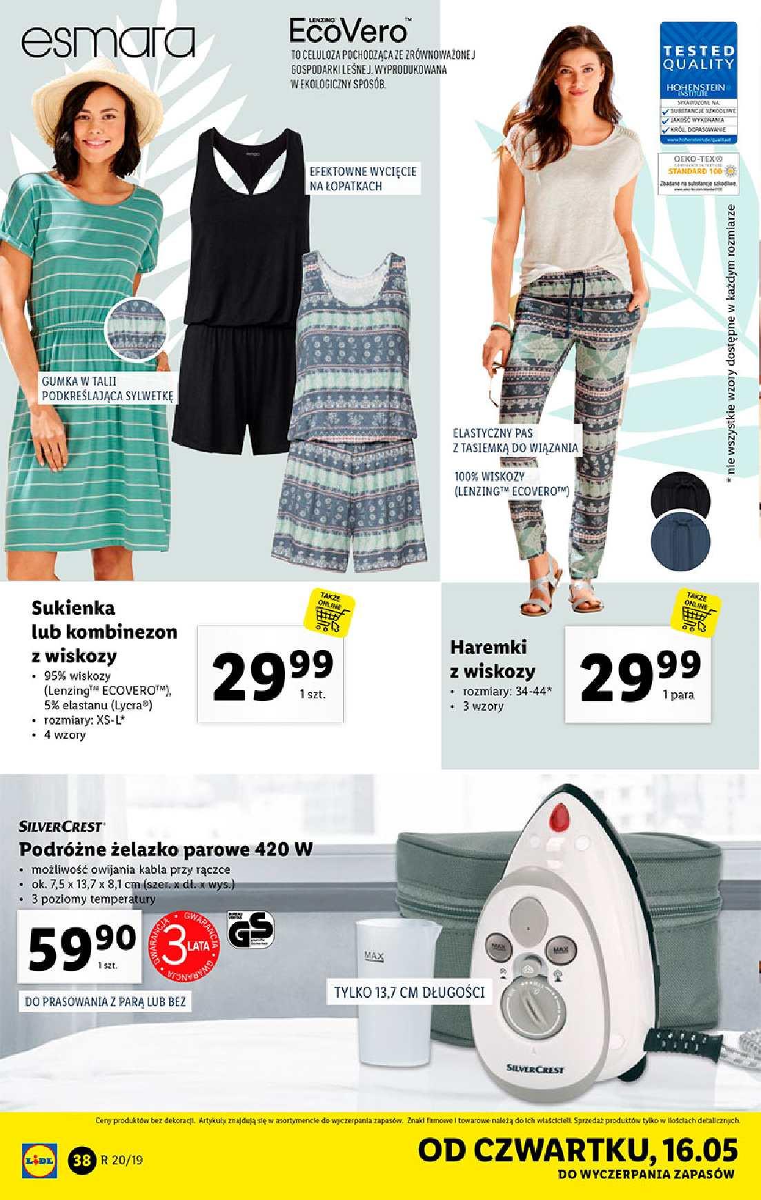 Gazetka promocyjna Lidl do 18/05/2019 str.38