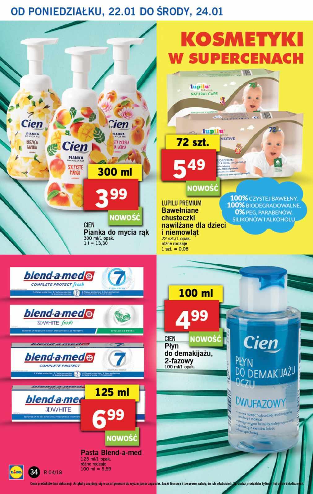 Gazetka promocyjna Lidl do 24/01/2018 str.34