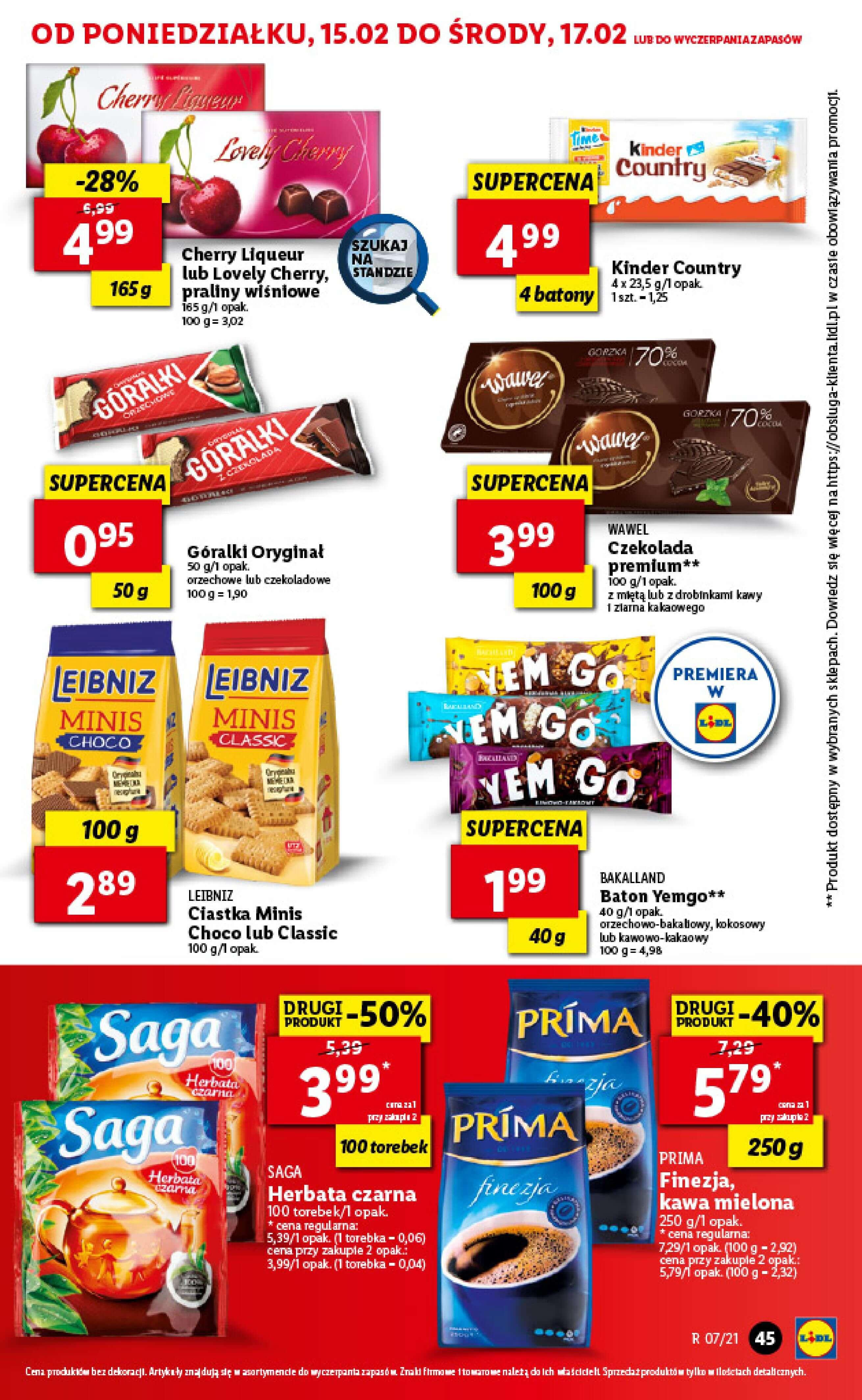 Gazetka promocyjna Lidl do 17/02/2021 str.45