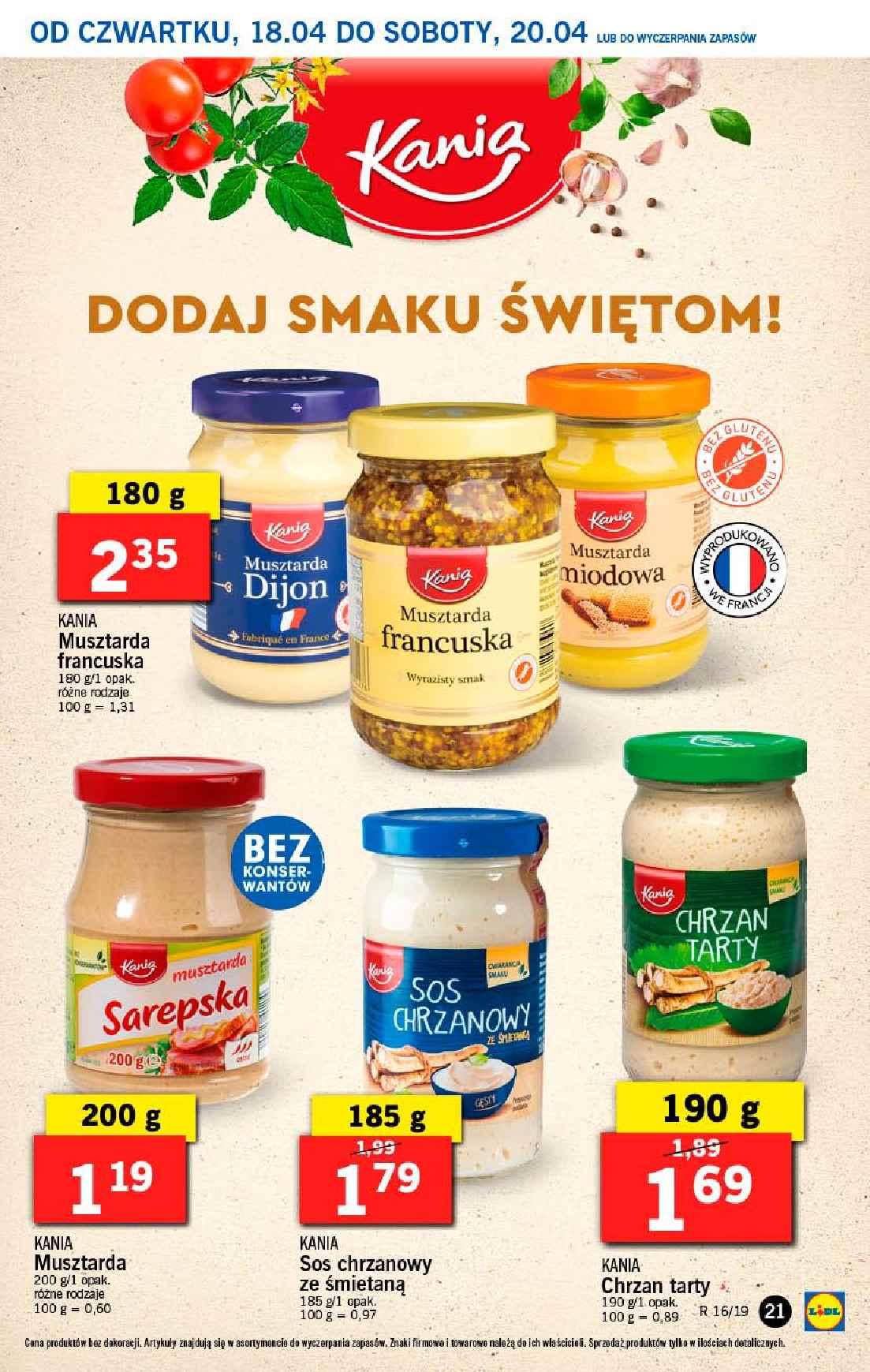 Gazetka promocyjna Lidl do 20/04/2019 str.21