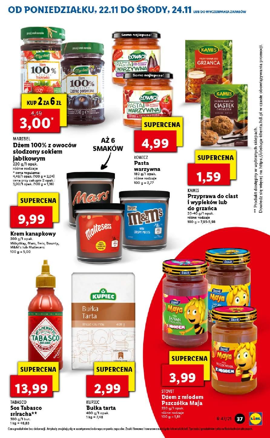 Gazetka promocyjna Lidl do 24/11/2021 str.37