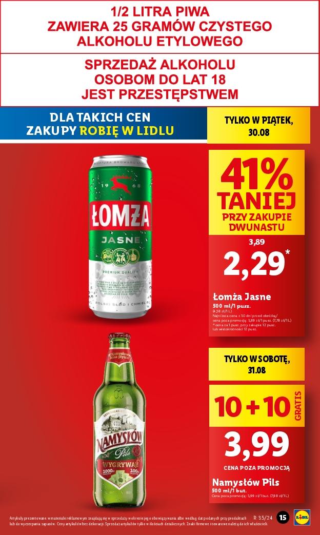 Gazetka promocyjna Lidl do 31/08/2024 str.15